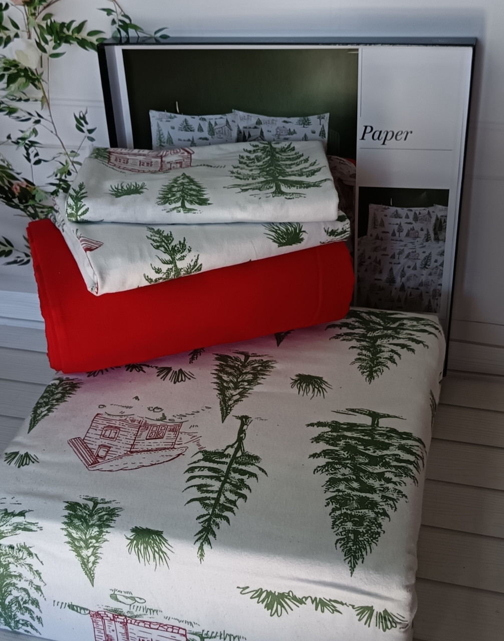 Постільна білизна Belizza Home фланелеве байкове євро розмір Paper, фото 1