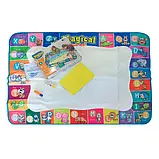Дитячий килимок для малювання водою Aquamagic Magical Aqua Mat розвивальний аквакидочок із водними маркерами, фото 5