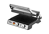 Контактний Гриль Вафельниця 2в1 Zepline ZP-809 Багатофункціональний прес-гриль зі змінними пластинами 3500W, фото 3