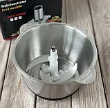 Блендер подрібнювач Zepline ZP-051 з металевою чашею 1500 Вт 2 літри, фото 3