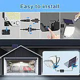 Вулична сонячна LED лампа з датчиком руху та пультом, 344 світлодіоди, автономний прожектор IP65, фото 5