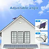 Вулична сонячна LED лампа з датчиком руху та пультом, 344 світлодіоди, автономний прожектор IP65, фото 3