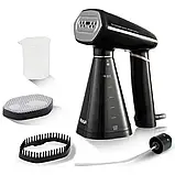 Відпарювач із двома насадками для одягу на 1600 Вт RAF R.1272 Чорний, фото 7