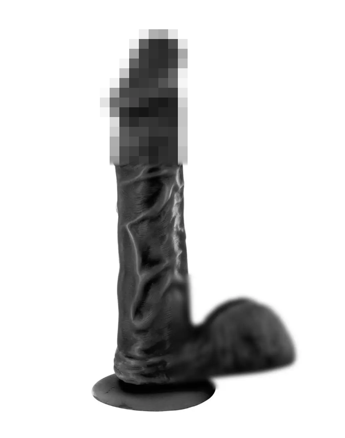 Фалоімітатор Real Body - Real Jayson Black, 21х4 см., фото 1