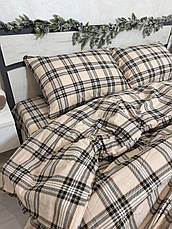 Байковий комплект постільної білизни Півтораспальний розмір, фото 4