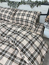 Байковий комплект постільної білизни Півтораспальний розмір, фото 5