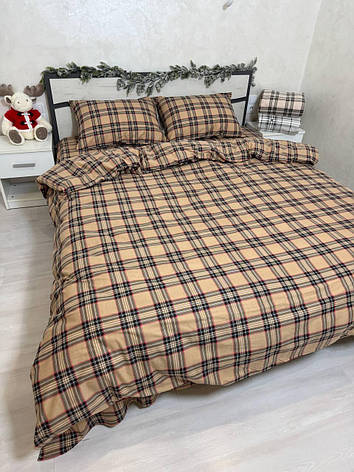 Байковий комплект постільної білизни Півтораспальний розмір, фото 1