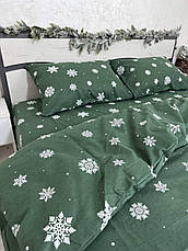 Байковий комплект постільної білизни Півтораспальний розмір, фото 3