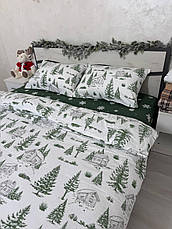 Байковий комплект постільної білизни Півтораспальний розмір, фото 4
