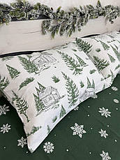 Байковий комплект постільної білизни Півтораспальний розмір, фото 5