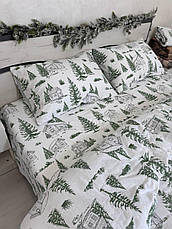 Байковий комплект постільної білизни Півтораспальний розмір, фото 5