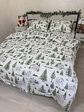 Байковий комплект постільної білизни Півтораспальний розмір, фото 2