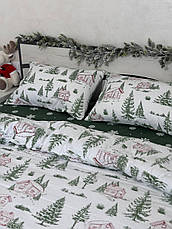 Байковий комплект постільної білизни Півтораспальний розмір, фото 2