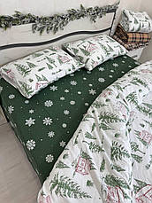 Байковий комплект постільної білизни Півтораспальний розмір, фото 5