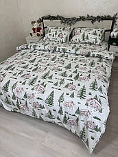 Байковий комплект постільної білизни Півтораспальний розмір, фото 2
