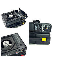 Туристична газова плитка Happy Home Зручна й безпечна газова плита для приготування їжі на природі одноконфоркова