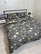 Байковий комплект постільної білизни Півтораспальний розмір, фото 7
