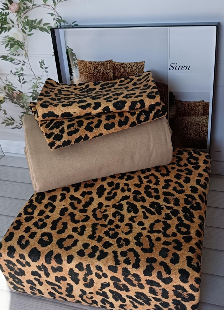 Постільна білизна Belizza Home фланелеве байкове євро розмір Siren, фото 1