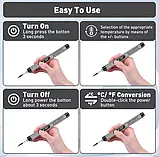 Портативний Паяльник Акумуляторний 1000mAh (USB Type-C) з Регулюванням Температури 260°C-450°C, фото 10