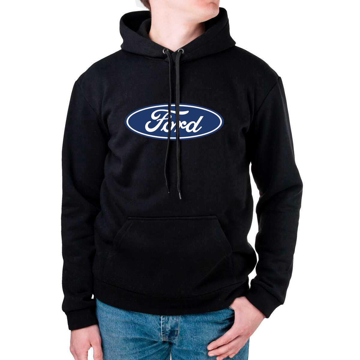 Худі чорна з маркою авто Ford/Форд, фото 1