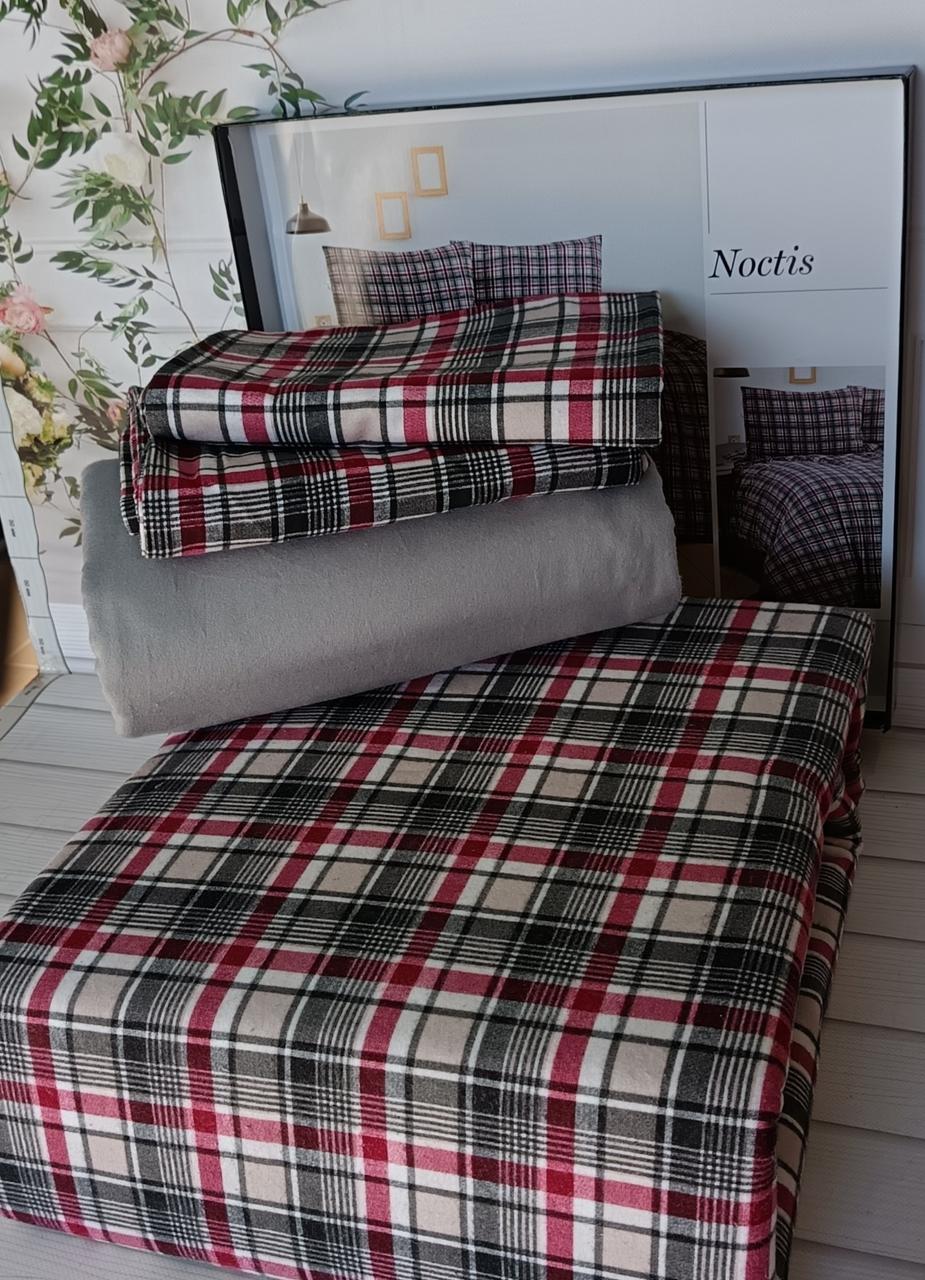 Постільна білизна Belizza Home фланелеве байкове євро розмір Noctis, фото 1