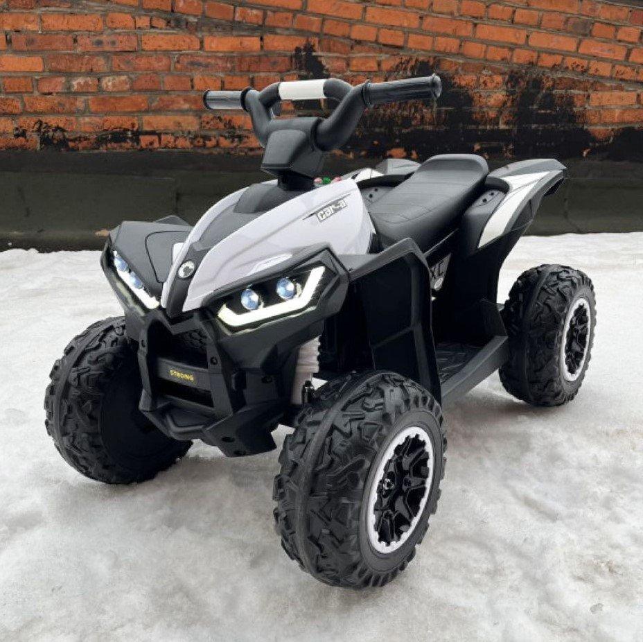 Дитячий електромобіль-квадроцикл Bambi Car-A (білий колір) з пультом керування 2,4G, фото 1