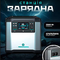 Портативна зарядна станція для побутової техніки 2200 Вт Зарядна станція для дому -10 до +40 °C Автономна зарядна станція