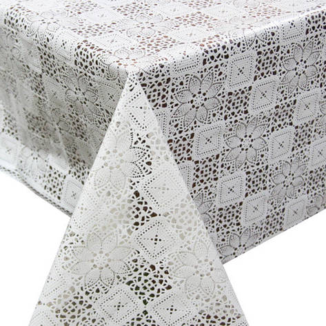 Скатертина ажурна на кухонний стіл, фото 1