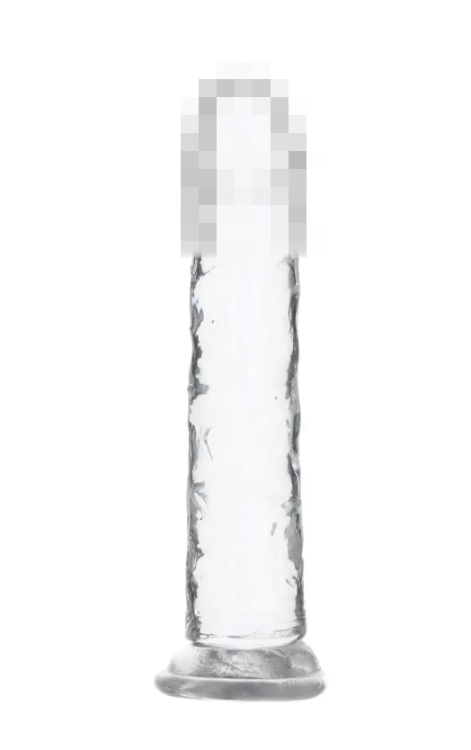 Фалоімітатор ADDICTION - Crystal Vertical Dong 7”+ віброкуля в подарунок, 17,8х3,5 см., фото 1