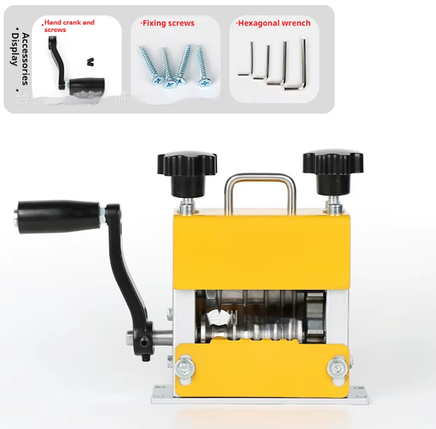 Станок для зняття ізоляції 0.5–17мм, 5 лез, ручний привід та адаптер під шуруповерт, фото 1