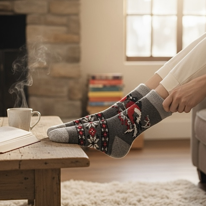 809 Шкарпетки шерстяні 36-40, фото 1