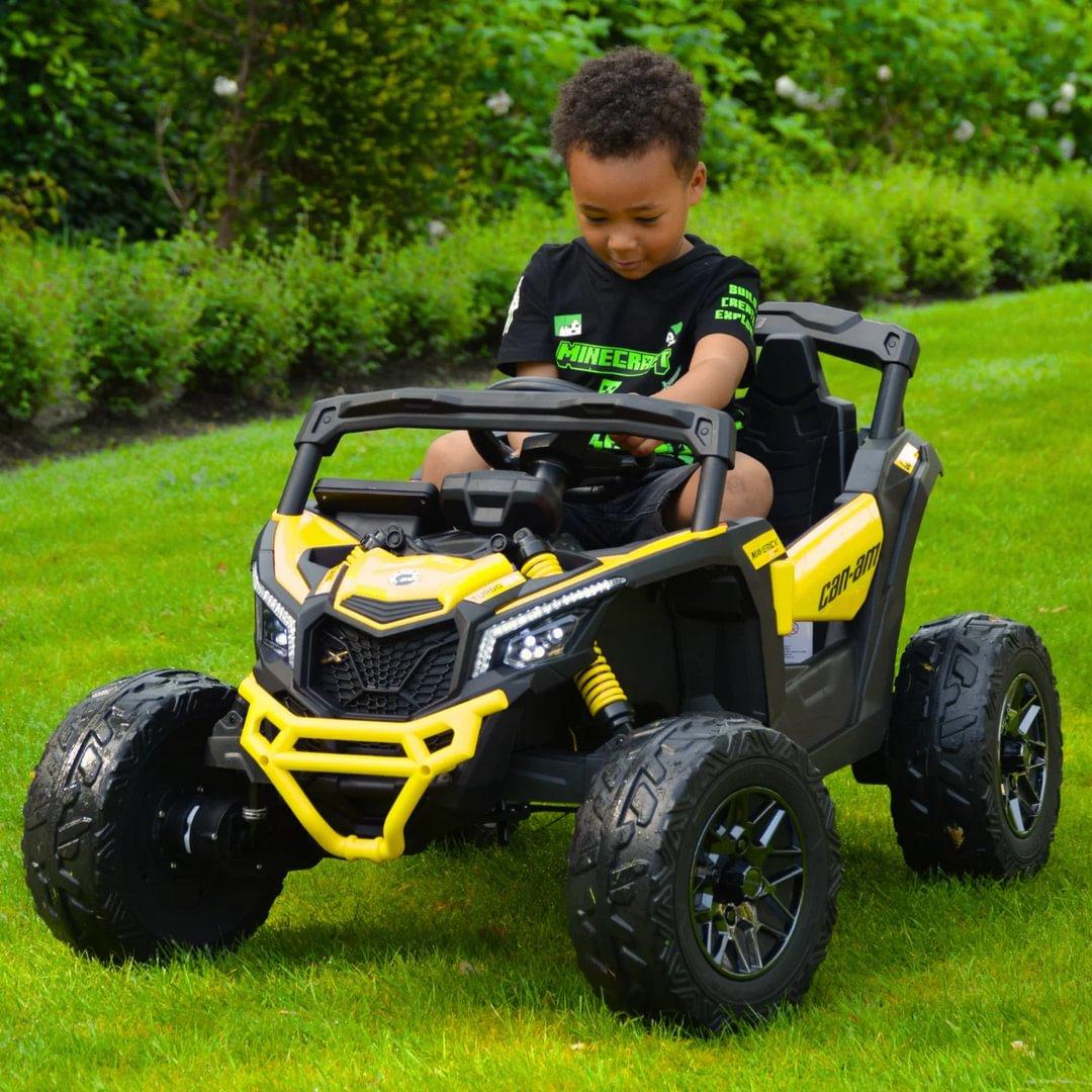 Дитячий електроджип Багі Can Am 800W (жовтий колір), фото 1