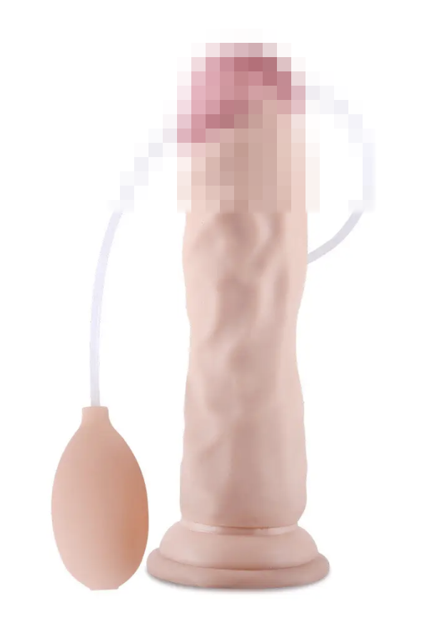 Фалоімітатор, що імітує сім'явивердження Soft Ejaculation Cock 8.5"', 21,5х4,4 см., фото 1