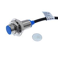 Магнітний датчик наближення NJK-5002C Hall Sensor NPN NO DC 6–36V, 3-жильний, латунний корпус