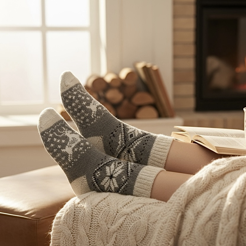 828 Шкарпетки шерстяні 36-40, фото 1