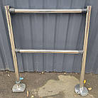 Комплект огорожі 87 см., висота 105 см., (2 стовпчики + 2 труби) Б/у, фото 2