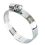 Хомут черв'ячний оцинкований 12.7мм D46-70мм 10шт GRAD (2511455)