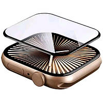 Захисна плівка для годинника Apple Watch Series 4, 5, 6, SE (44мм.) \ Чорна рамка