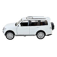 Машина метал Mitsubishi Pajero 4WD Turbo Мітсубісі біла 1:33 світло звук 14,5*5,5*5,5см (68463W), фото 2