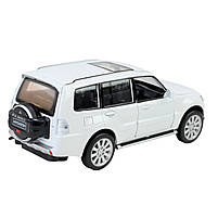 Машина метал Mitsubishi Pajero 4WD Turbo Мітсубісі біла 1:33 світло звук 14,5*5,5*5,5см (68463W), фото 4