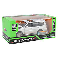 Машина метал Mitsubishi Pajero 4WD Turbo Мітсубісі біла 1:33 світло звук 14,5*5,5*5,5см (68463W), фото 6