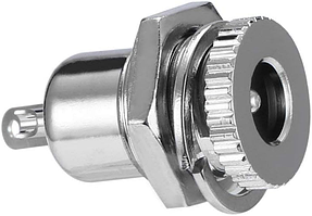 Гніздо живлення DC-099 5.5×2.1 мм «мама» панельне різьбове 30V 10A