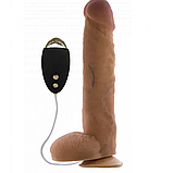 Вібратор на присоску EGZO Ciberskin DVR005 (24 см х 5 см), фото 4