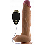 Вібратор на присоску EGZO Ciberskin DVR004 (23 см х 5,5 см), фото 5