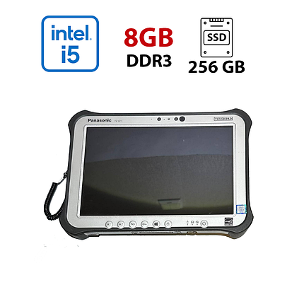 Захищений планшет Panasonic Toughpad FZ-G1 / 10.1" (1920x1200) IPS Touch / Intel Core i5-7300U (2 (4) ядра по 2.6 - 3.5 GHz) / 8, фото 1