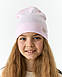 Шапка одношарова для дівчаток, фото 2