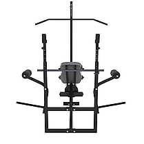 Універсальна лава для жиму WCG 0070 + Тяга + Бруси + Приставка скотта, фото 5