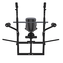 Універсальна лавка для жиму WCG 0070 + Бруси + Приставка скотта, фото 5