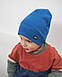 Шапка одношарова для хлопчиків арт. 3466, фото 4