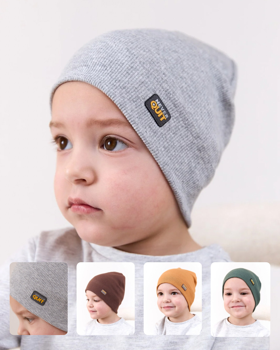 Шапка одношарова для хлопчиків арт. 3679, фото 1